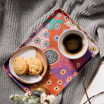 Aboriginal Art | Scatter Tray | Ruth Stewart Aboriginal Art | Scatter Tray | Ruth Stewart